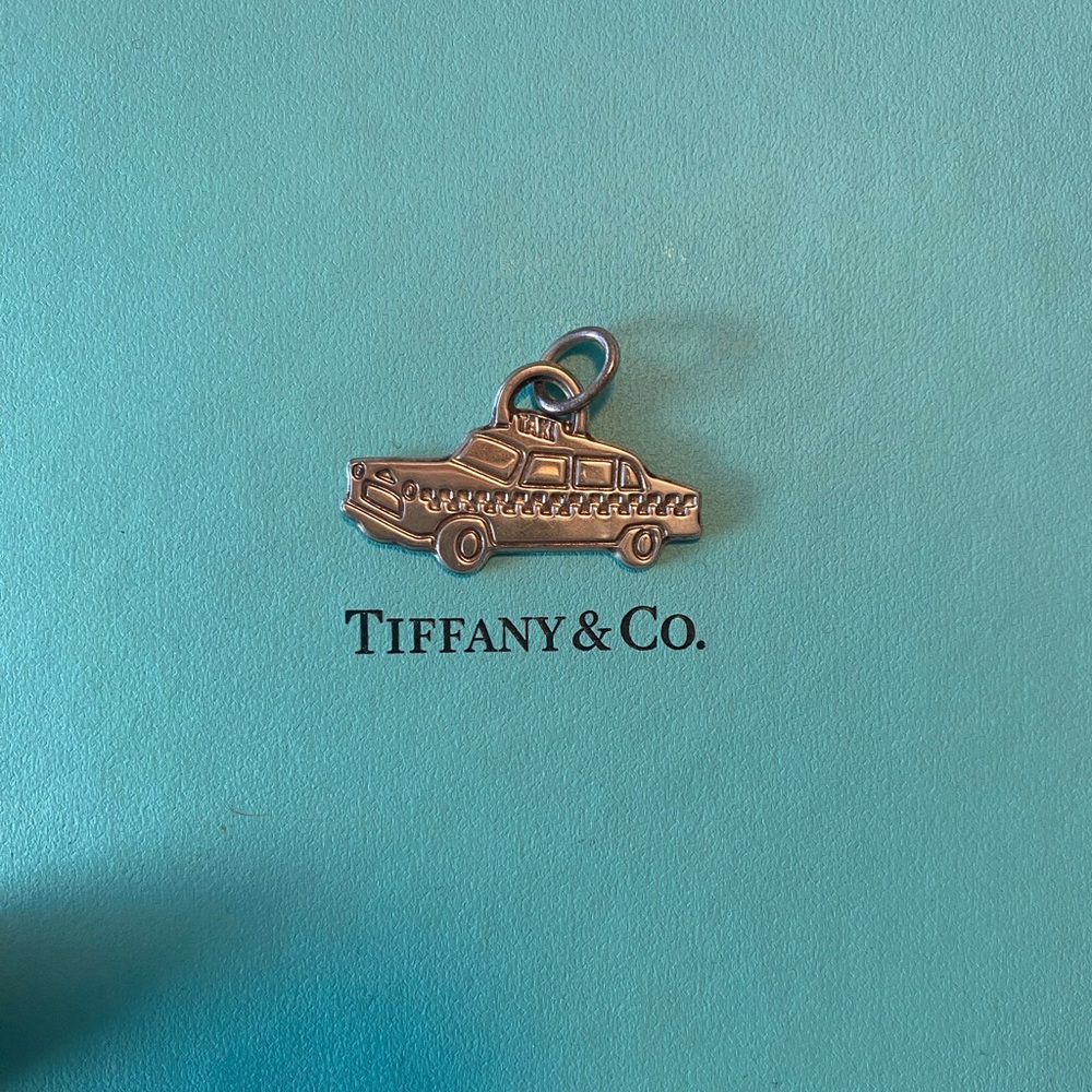 Tiffany sterling silver taxi cab charm brand new